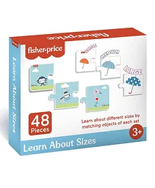 Fisher Price Learn About Sizes Jigsaw Puzzles - 48 Pieces