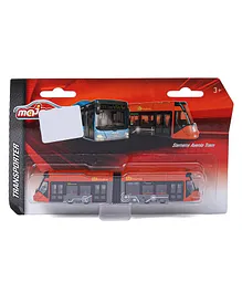 Majorette Transporter Die Cast Free Wheel Model Toy Tram - Red