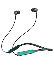 pTron Tangent Duo  5.2 Wireless in Ear Neckband with Mic- Black & Green