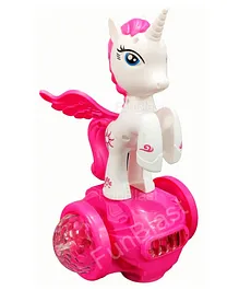 FunBlast Dancing Unicorn Toy with Flashing Lights  Pink