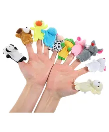 FunBlast Animal Theme Story Telling Finger Puppet Pack of 10 - Multicolour
