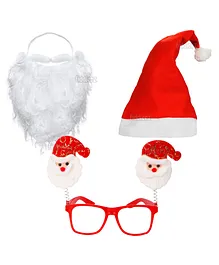 Fiddlerz Christmas Holiday Party Decorations Supplies Pack of 3 - Red