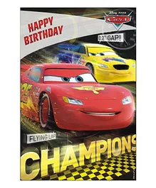 Disney Pixar Cars Vertical Banner 01 - Red Yellow