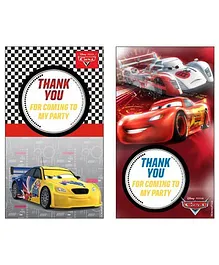 Disney Pixar Cars Thankyou Cards Pack of 10 - Multi Color
