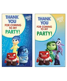 Disney Inside Out Thankyou Cards Pack of 10 - Multi Color