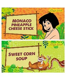 Jungle Book Food Labels Pack of 10 - Green Orange