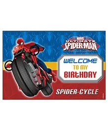 Marvel Spiderman Welcome Banner - Blue Red