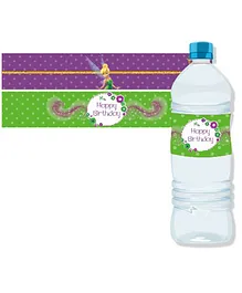 Disney Fairies Tinkerbell Bottle Labels Pack of 10 - Green Purple