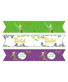 Disney Fairies Tinkerbell Drink Straws Pack of 10 - Green Purple White