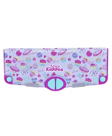 Smilykiddos Pop Pencil Box Star Space Party Print - Pink