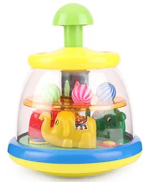 Luvely Elephant Push N Spin Elegant Toy (Color May Vary)