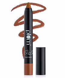 Plum Twist & Go Matte Long Lasting Lipstick 121 Nude Caramel Brown - 1.8 g