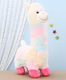 LuvU Standing Llama Soft Toy Multicolour - Height 34 cm