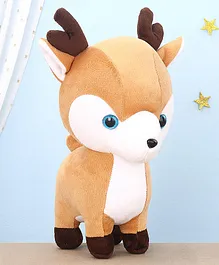 LuvU Standing Deer Soft Toy Beige - Height 27 cm