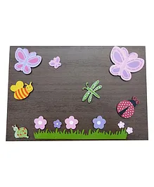 Kidoz Wooden Garden Wall Decor Pack Of 5 - Multi Color