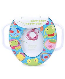 Babyhug Soft Potty Seat With Handle - Multicolor