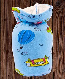 Mittenbooty Baby Bottle Cover Small Vehicle Print - Blue