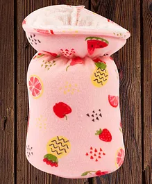 Mittenbooty Baby Bottle Cover Large Fruits Print - Peach