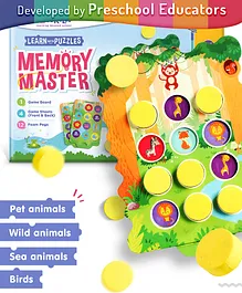 Intelliskills Memory Master Learn With Puzzles - Multicolour