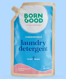 Born Good Plant Based Concentrated Liquid Detergent Brazilian Fragrance Refill Pack - 1L