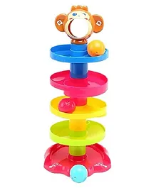 VGRASSP 5 Layer Ball Drop and Roll Swirling Tower For Toddlers Kids Educational Toy (Color May Vary)