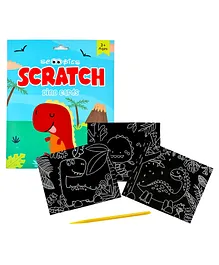 Scoobies Scratch Card Sets Dino - Multicolor