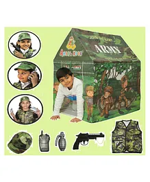 Goyal's Army Kids Play Tent House Foldable Indoor Outdoor - Green