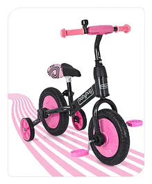 Babyhug Rover 4 In 1 Plug & Play Balance Bike - Pink 