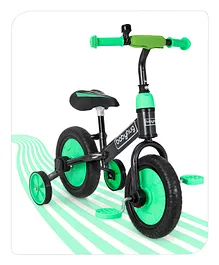 Babyhug Rover 4 In 1 Plug & Play Balance Bike - Green 