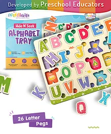 Intelliskills Hide N Seek Alphabet Tray - 26 Pieces