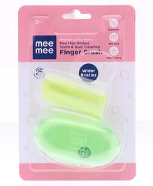 Mee Mee Unique Finger Brush - Green
