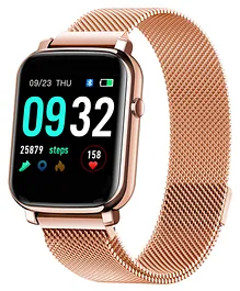 French Connection Smart Watch with 11 Multiple Sports Mode & Accurate dynamic HR F1 D - Rose Gold