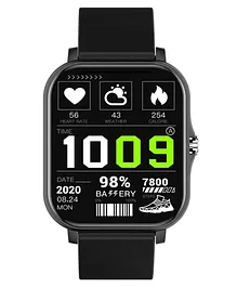 Fcuk Series 2 Full Touch Smartwatch With 1.69 Inch Large Display Bluetooth Calling Spo2 Metal Body Built-in Games Heart Rate Monitor Multiple Watch Faces and Long Battery Life - Black