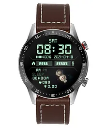 French Connection L19-F Smartwatch with Full Touch Screen Metal Case - Brown