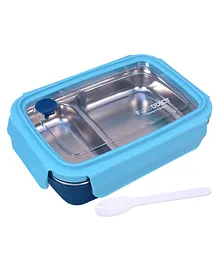 Spanker Slim Lunch Box Thermal Stainless Steel Insulation Tiffin Box for Kid Adult Student Children Keep Food 500 ml - Blue