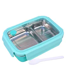Spanker Slim Lunch Box Thermal Stainless Steel Insulation Tiffin Box for Kid Adult Student Children Keep Food 500 ml - Green
