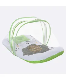 Superminis Printed Baby Bedding With Mosquito Net - Green