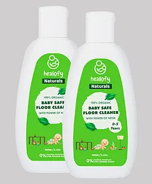 Healofy Naturals Baby Safe 100% Natural Disinfectant Floor Cleaner Pack of 2 - 200 ml