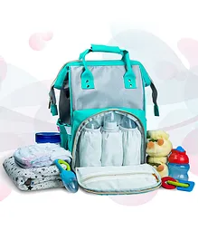 Baby Story by Healofy Waterproof Baby Diaper Bags for Mothers - Teal Green