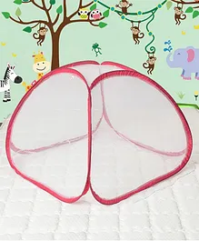 Baby Story by Healofy Portable & Foldable Mosquito Net with Carry Bag for Travel - Pink
