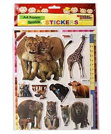 Sticker Bazaar Animals A4 Foam Sticker Set - Multicolor