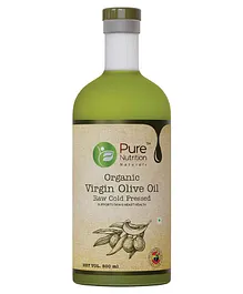 Pure Nutrition Raw Cold Pressed Virgin olive oil- 500 ml