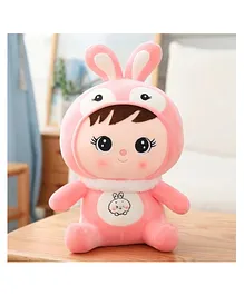 Little Hunk Rabbit Super Soft Plush Toy Pink - Height 30 cm