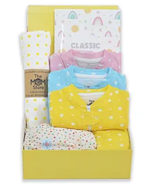 The Mom Store Hello Baby New Born Gift  Box Shine - Yellow