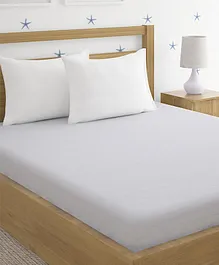 Hosta Homes Quilted Cotton King Size Mattress Protector - White