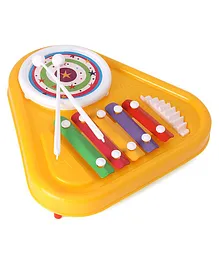 Prime 3 In 1 Drum & Xylophone With Mallets (Color May Vary)
