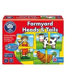 Orchard Toys Farmyard Heads & Tails Matching Game -25 Pieces
