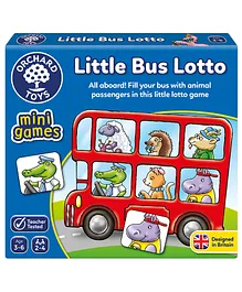 Orchard Toys Little Bus Lotto Matching and Memory Game - 28 Pieces