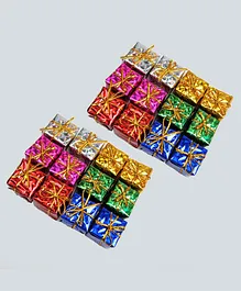 AMFIN Christmas Tree Decoration Items Pack of 24 - Multicolor