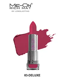 Me On Professional Rich Mat Lipstick Shade 3 Pink - 4 gm